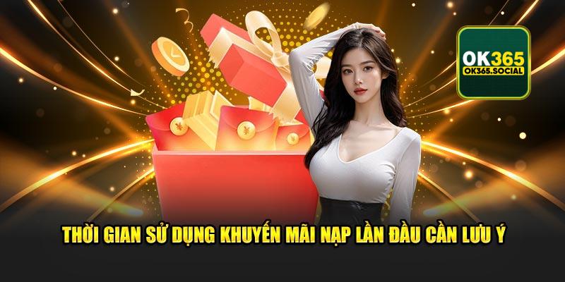 Thời gian sử dụng khuyến mãi nạp lần đầu cần lưu ý